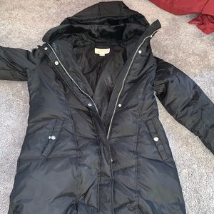 Michael Kors long black coat